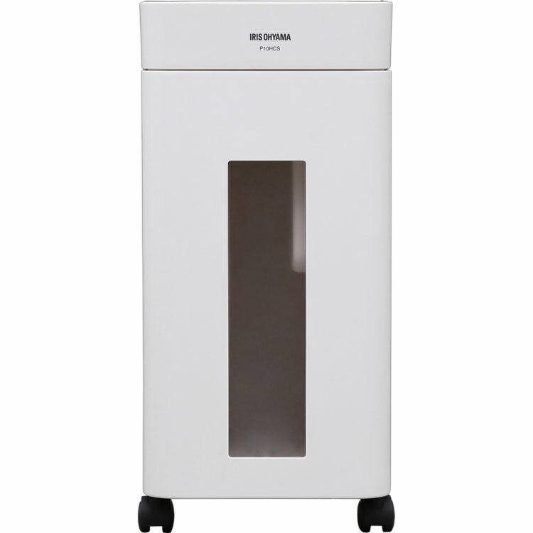 シュレッダー 業務用 パーソナルシュレッダー P10HCS送料無料 家庭用 電動 コンパクト クロスカット 業務用シュレッダー 家庭用シュレッダー 電動シュレッダー 自動 裁断機 静音 細断 事務 書類 家庭 オフィス オフィス用品 A4 CD DVD カード アイリスオーヤマ