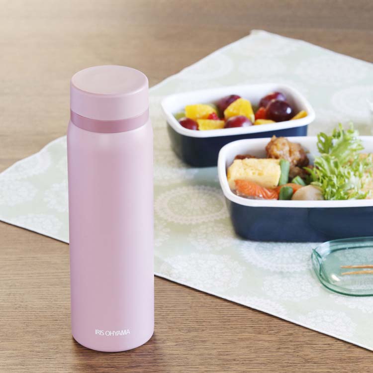 水筒 マグ ステンレスケータイボトル スクリュー 500ml SB-S500 おしゃれ 大人 直飲み マイボトル マグボトル 保温 保冷 ステンレス 軽量　軽い スリム 直飲み水筒 洗いやすい かわいい 携帯 スポーツ 中学生 プレゼント 母の日 アイリスオーヤマ 送料無料 あす楽