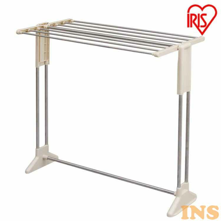 タオル干し スタンド 折りたたみ ステンレス タオルハンガー ワイド 大判バスタオル 7枚 幅85cm コンパクト 組立簡単 工具不要 バスタオルハンガー タオル掛け 洗面所 部屋干し 梅雨 STH-86KR アイリスオーヤマ * タオルハンガー ワイドタイプ 大判バスタオル 軽量