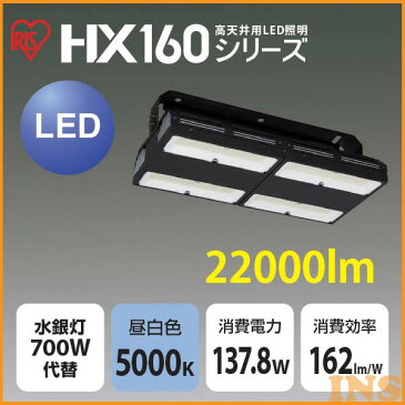 高効率高天井照明 HXシリーズ 22000lm HX160-200N-W-B アイリスオーヤマ