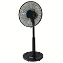 扇風機 首振り 季節家電 30cmリビングメカ扇風機 ブラック KI-1745(K)風量3段階 メカ式 2時間タイマー ボタンスイッチ シンプル せんぷうき 5枚羽根 TEKNOS 【B】