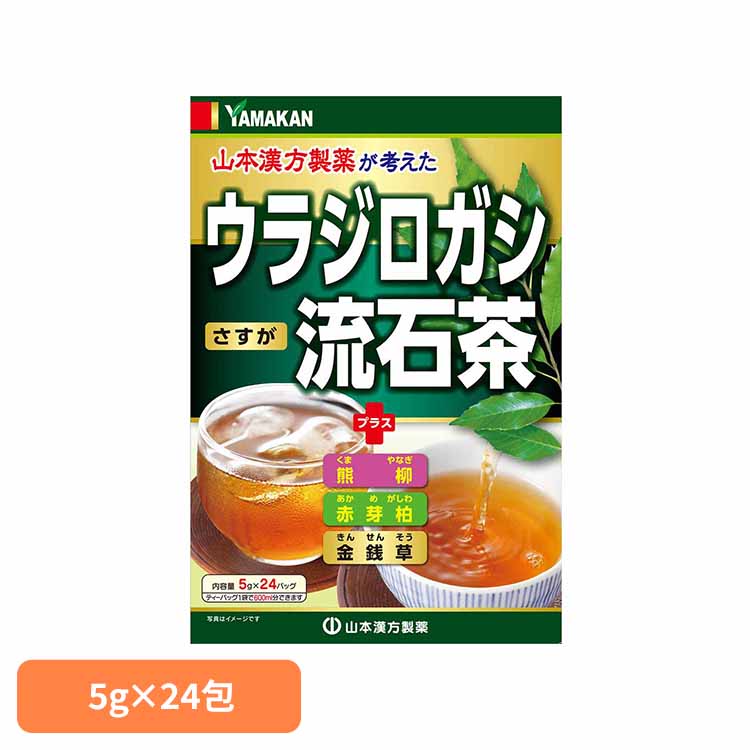 ウラジロガシ流石茶 5g×24包 健康食品 24パック 山本漢方 健康 健康茶 山本漢方製薬 要