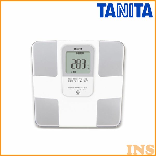 【タニタ 体脂肪】タニタ[TANITA]■商品サイズ（cm）：幅約30.5×奥行約28.4×高さ約4 ■重量：約1.2kg（電池含む） ■材質：ABS、AS、PE ■測定項目：体重（最小100g単位）・体脂肪率（判定付）・BMI・筋肉量（100g単位・判定付）・内臓脂肪レベル（0.5レベル単位・判定付）・基礎代謝量（判定付）・体内年齢・推定骨量（判定付）・過去データ（前回値）毎日家族で安心・安全に使える中型サイズの体組成計です♪ 子供のために安心・安全なものを選びたい方におススメ！ ◇マイサポ機能 ◇前回値との比較を矢印で表示 ◇軽量・コンパクト。立てかけ収納可能 ◇安心・信頼のJISマーク取得 ◇乗るだけで電源ON「乗るピタ」機能付き ◇乗りやすい大きな電極 あす楽に関するご案内 あす楽対象商品の場合ご注文かご近くにあす楽マークが表示されます。 対象地域など詳細は注文かご近くの【配送方法と送料・あす楽利用条件を見る】をご確認ください。 あす楽可能な支払方法は【クレジットカード、代金引換、全額ポイント支払い】のみとなります。 下記の場合はあす楽対象外となります。 ご注文時備考欄にご記入がある場合、 郵便番号や住所に誤りがある場合、 時間指定がある場合、 決済処理にお時間を頂戴する場合、 15点以上ご購入いただいた場合、 あす楽対象外の商品とご一緒にご注文いただいた場合ご注文前のよくある質問についてご確認下さい[　FAQ　] ★注目キーワード★ エアコン 工事費込み エアコン 6畳 空気清浄機 家電セット 液晶テレビ マスク 【タニタ 体脂肪】タニタ[TANITA]