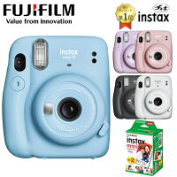 チェキ カメラ 本体 フィルム 10枚 ×2 セット instax mini 11 フィルム10×2セットチェキカメラ チェキフィルム インスタントカメラ ポラロイドカメラ フィルムカメラ ポラロイド カメラ おしゃれ かわいい プレゼント FUJIFILM 富士フイルム 富士フィルム【D】