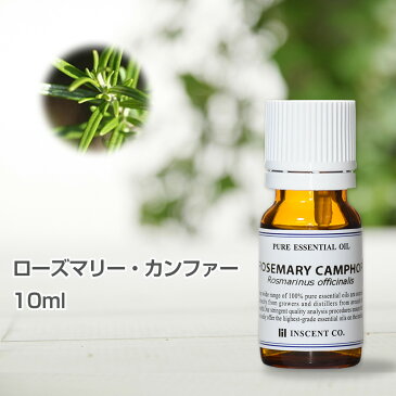 ローズマリー・カンファー 10ml アロマオイル 精油 エッセンシャルオイル AEAJ （公社）日本アロマ環境協会表示基準適合認定精油 アロマ ディフューザー 加湿器 インセント 通販 【IST】