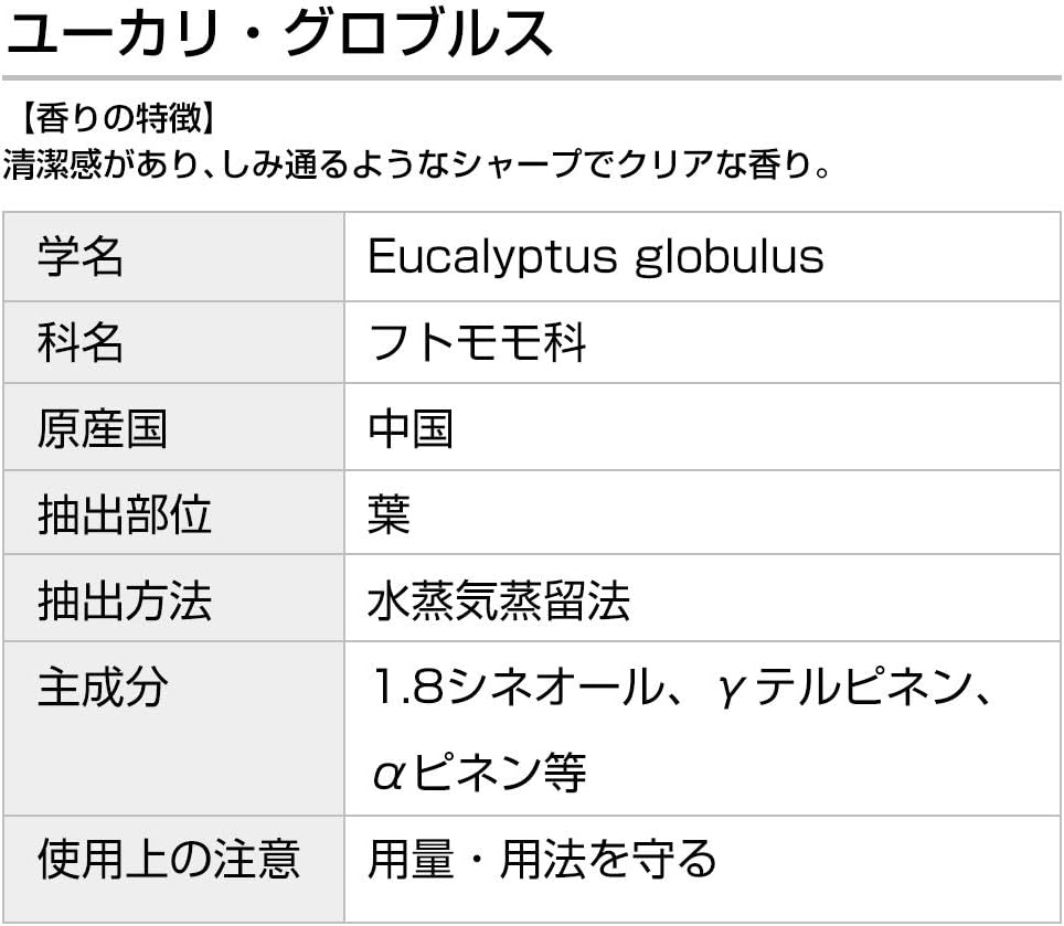 ユーカリ・グロブルス 5ml エッセンシャルオイル 精油 アロマオイル アロマ インセント AEAJ 認定精油 日本アロマ環境協会 アロマディフューザー アロマ加湿器【IST】