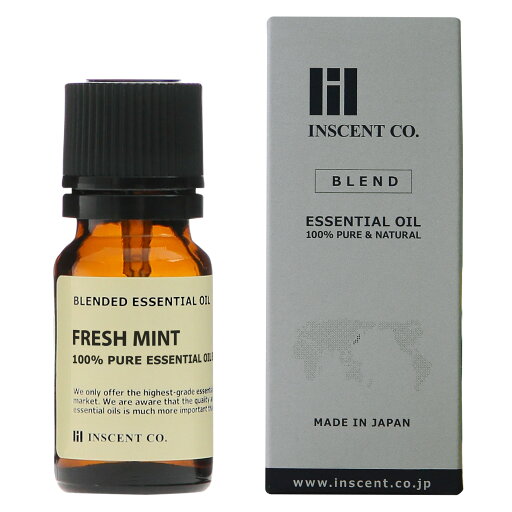 【ブレンドオイル】 フレッシュミント 10ml ブレンド 精油 エッセンシャルオイル アロマ インセント アロマオイル 【IST】 【ブレンドオイル】 フレッシュミント 10ml ブレンド 精油 エッセンシャルオイル アロマ インセント アロマオイル 【IST】
