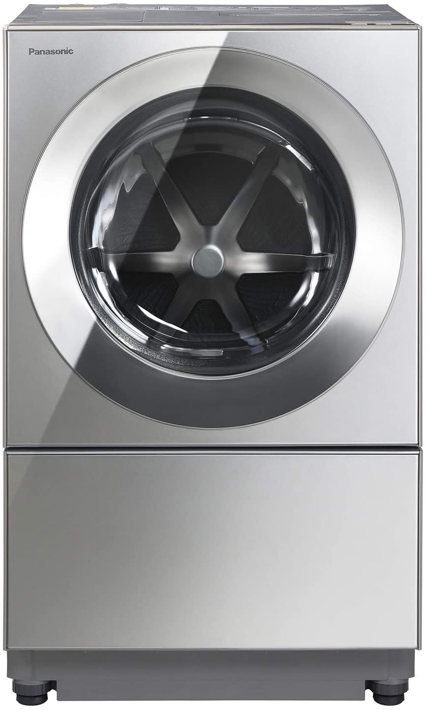 パナソニックななめドラム洗濯乾燥機Cuble(キューブル)10kg左開き液体洗剤・柔軟剤自動投入ナノイーXプレミアムステンレスNA-VG2500L-X