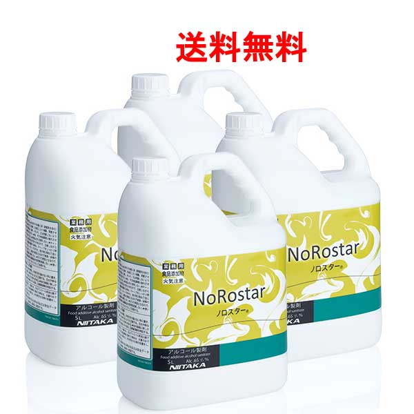 ニイタカ ノロスター 5L×4本【送料無料】ノロウイルス対策 除菌剤 業務用 ケース出荷