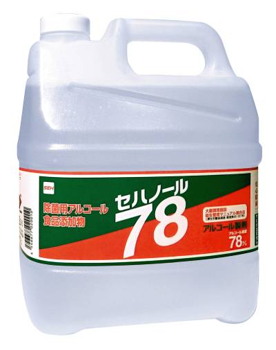 【送料無料】セハノール78 アルコール製剤 ボトル 4L×4本（1ケース） ｜ 業務用 大容量 除菌 消毒 衛生管理