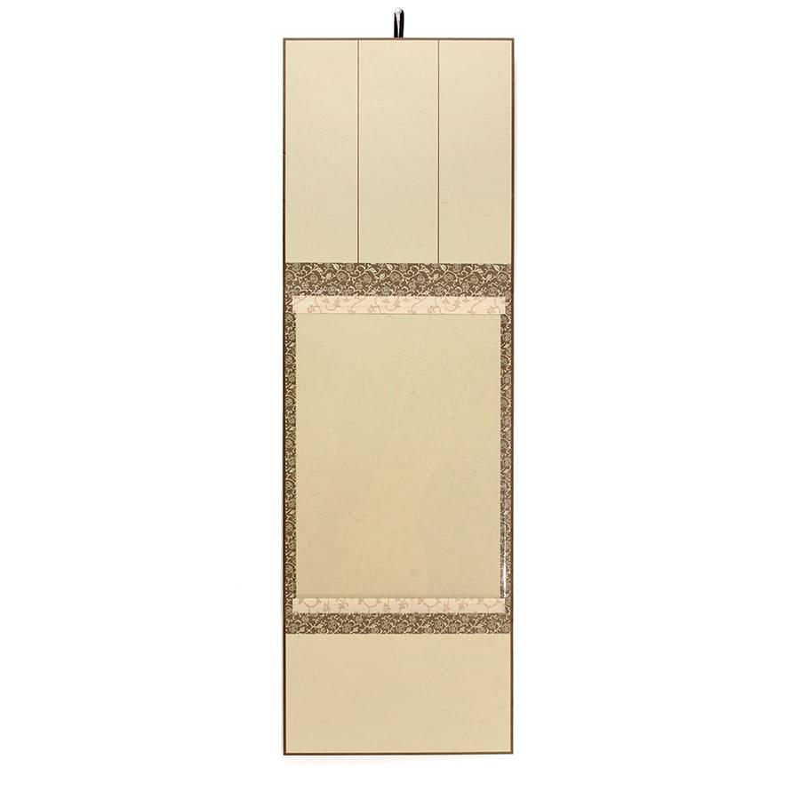 掛け軸たとう 半紙・F4 茶 多当紙 半紙用多当紙 半紙用簡易掛け軸 半紙掛け軸 簡易掛け軸 谷口松雄堂 わがみ小路