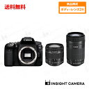 キヤノン EOS 90D ボディ ブラック + ダブルズームレンズセット EF-S18-55mm F4-5.6 IS STM + EF-S55-250mm F4-5.6 IS STM デジタル一眼レフカメラ イオス Canon