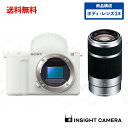 ソニー VLOGCAM ZV-E10 II ボディ ホワイト Vlog用カメラ + 望遠ズームレンズセット E 55-210mm F4.5-6.3 OSS ブラ...