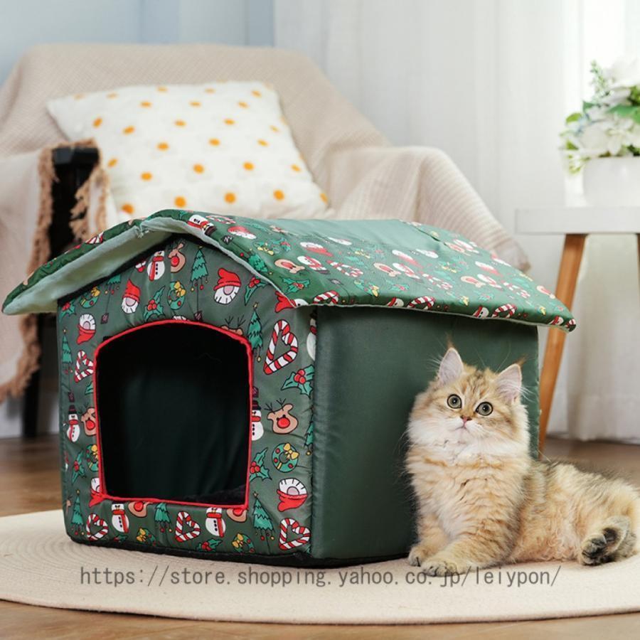 Other - 猫ハウス 猫小屋 屋外 犬小屋 防水 ペット キャットハウス 野良猫犬 屋外キャビンシェルター 折りたたみ式 暖かい 防寒 防水 防風 猫の家テント ペットハウス 父の日