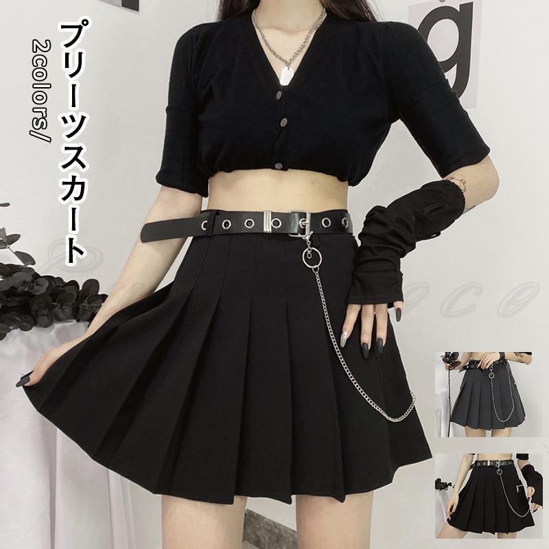 プリーツスカート レディース ミニ丈 ボトムス カジュアル ハイウエスト ベルト付き ポケット付き 美脚 ファッション 21年夏新作 きれいめ おしゃれ