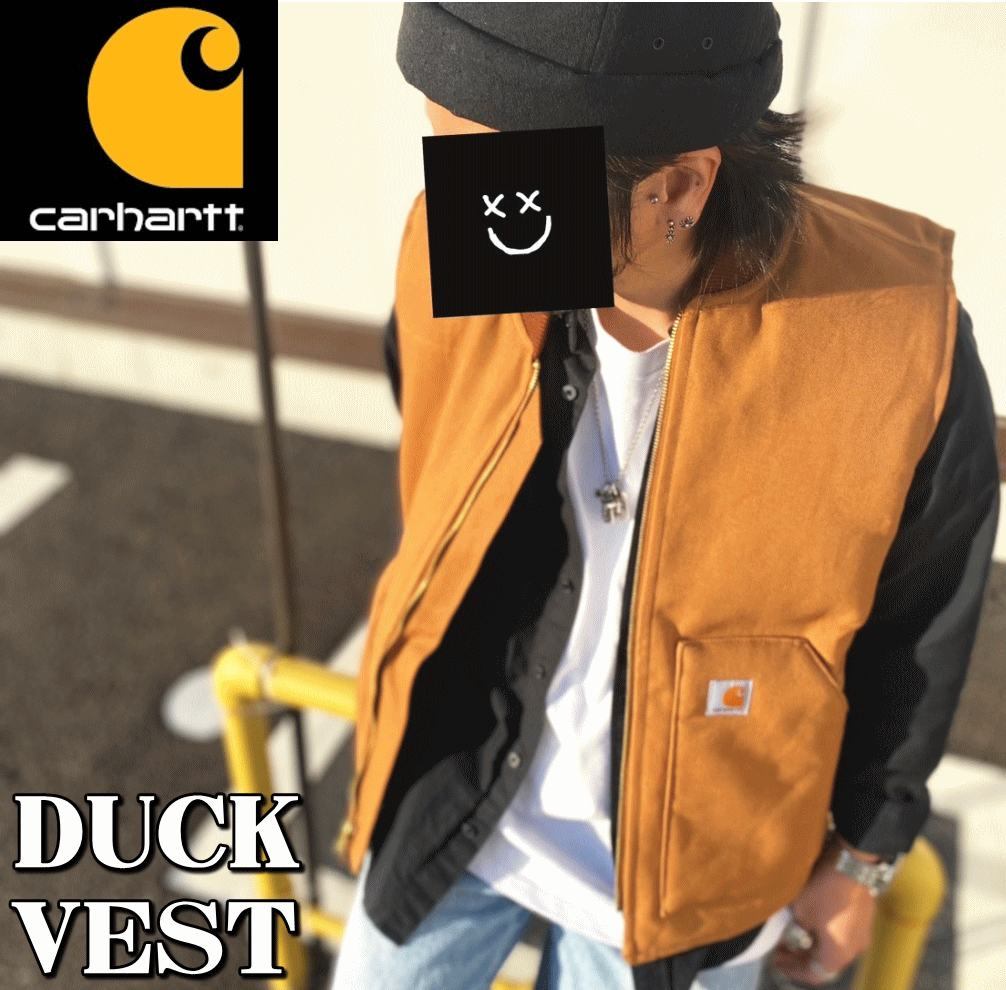 Carhartt カーハート Duck Vest V01 ダック ワーク ベスト 中綿素材