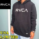 RVCA ルーカ BIG LOGO PULLOVER HOODIE 裏起毛 スウェット パーカー 米国モデル 日本未発売