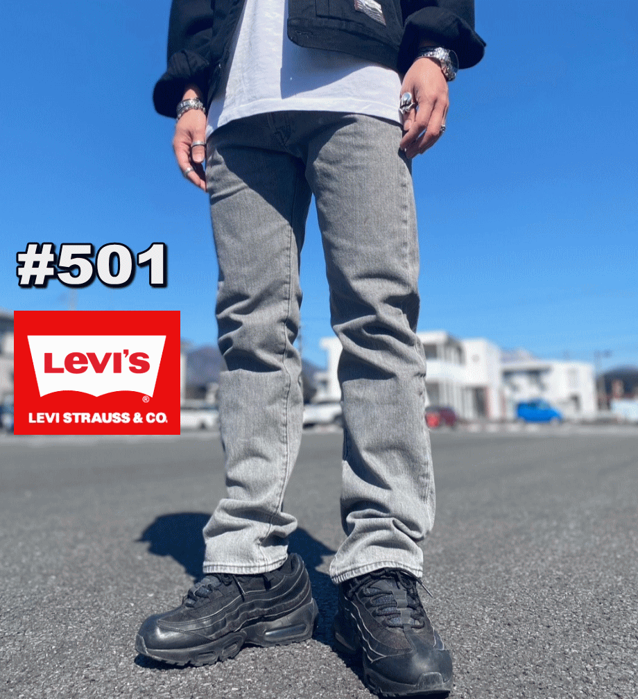 ƹǥ롦̤ȯ Levis ꡼Х 501 ORIGINAL 501 ꥸʥ GREY Denim 졼 ǥ˥ 00501-2370