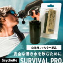 浄水ボトル 浄水 交換用アドバンスフィルター Seychell SURVIVAL PRO 送料無料 サバイバル アウトドア キャンプ 防災 防災用品 交換用フィルター ウイルス除去 登山 セイシェル