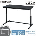 昇降デスク 幅120cm UDD-1200 ブラック ホワイト 送料無料 昇降 デスク desk ですく 机 つくえ ツクエ 高さ調節 高さ調整 調節 姿勢 立...