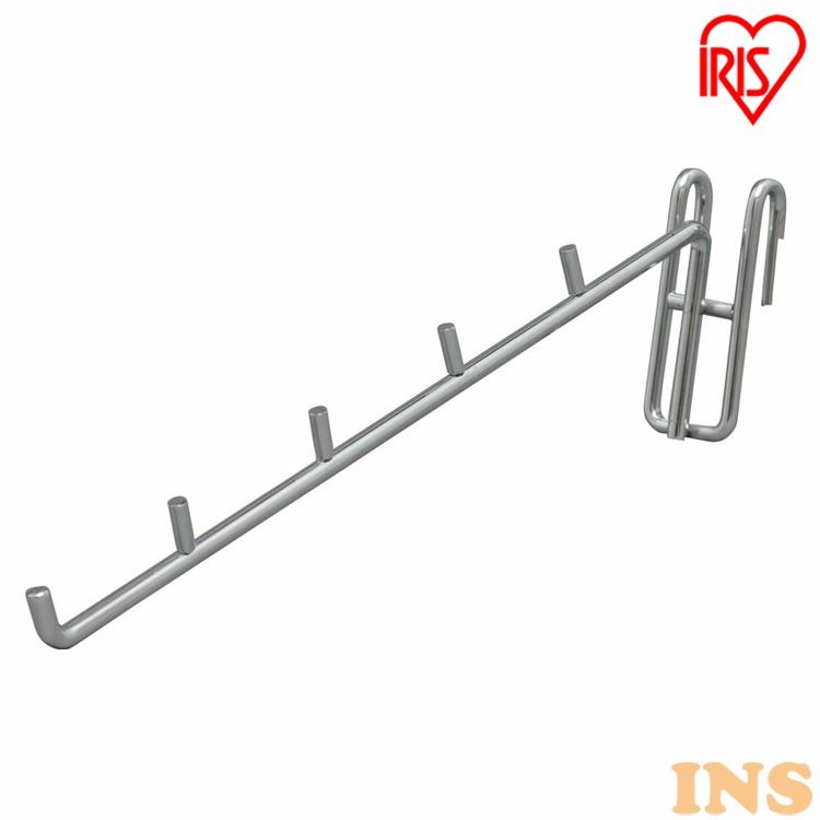 [最大400円OFFクーポン] メタルラック5連フック MR-5FS スチールラック メタルラック フック 吊り下げ ..