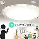 【300円OFFクーポン★27日10時迄】LEDシーリングライト 5.11 音声操作 クリアフレーム 12畳 調色 CL12DL-5.11CFV 送料無料 メタ...