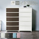 【2個セット】チェスト クローゼット 収納ボックス 収納ケース ワイドチェスト CLN-545送料無料 衣類収納 タンス 片付け リビング 2個セット 衣類ケー...