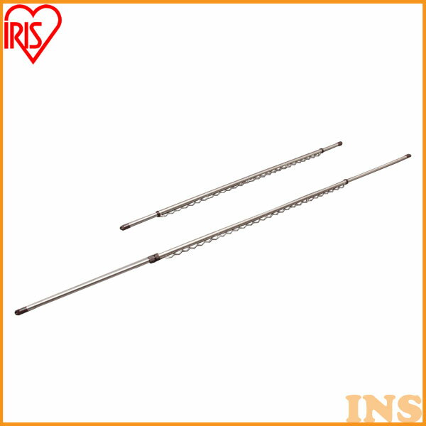 物干し竿 屋外 室内 伸縮 1.4〜3.8m ステンレス オールステンレス 丈夫 サビにくい ハンガー掛け付 ベランダ 物干し 洗濯物干し 室内物干し 部屋干し...