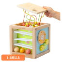 おもちゃ 子ども用おもちゃ プレゼント あそびたっぷり フルーツアクティビティボックス 木のおもちゃ お誕生日 プレゼント ギフト 知育玩具 安心 安全 出産祝い フルーツ ST適合玩具 ウッディプッディ 【B】