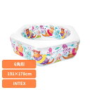 【最大400円OFFクーポン★くらしにプラス+】ビニールプール 子供用 家庭用 ハッピーオッタープール 56493ビニールプール 子供用 家庭用 プール 庭 ベランダ 遊具 INTEX
