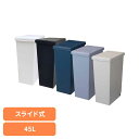 スライドペール 45L ゴミ箱 スライドペール ごみ箱 棚下ペール カラーペール 分別ゴミ箱 おしゃれスタイリッシュ 機能性ペール 45L 45L以上ゴミ箱 平和工業 ホワイト ブラック ナイトブルー クールグレー ミルクティーベージュ