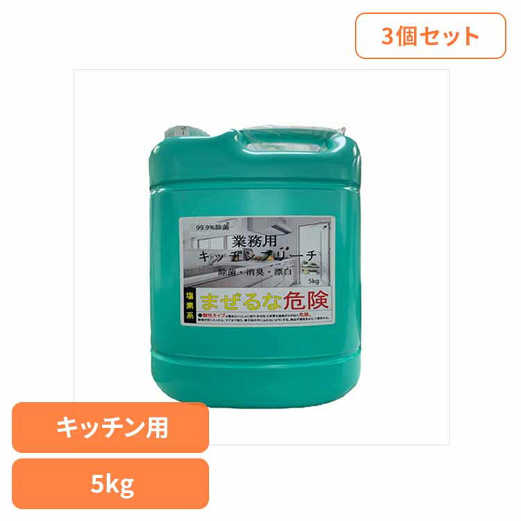 [最大400円OFFクーポン] 【3個セット】業務用キッチンブリーチ 台所洗剤 漂白 漂白剤 業務用 殺菌 キッ..
