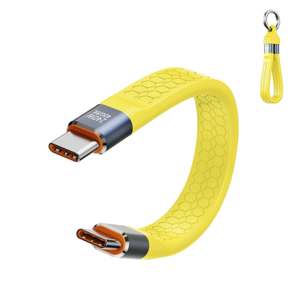 楽天市場】usb-c ケーブル 高速（カラーイエロー）の通販