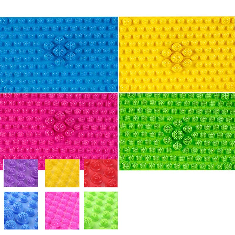 2枚セット 足つぼ マット 2枚 足ツボマット 足つぼマット 足のむくみ 冷え 解消 突起 足 マッサージ ドラゴンマット 健康マット 官足法 足つぼ マット ...