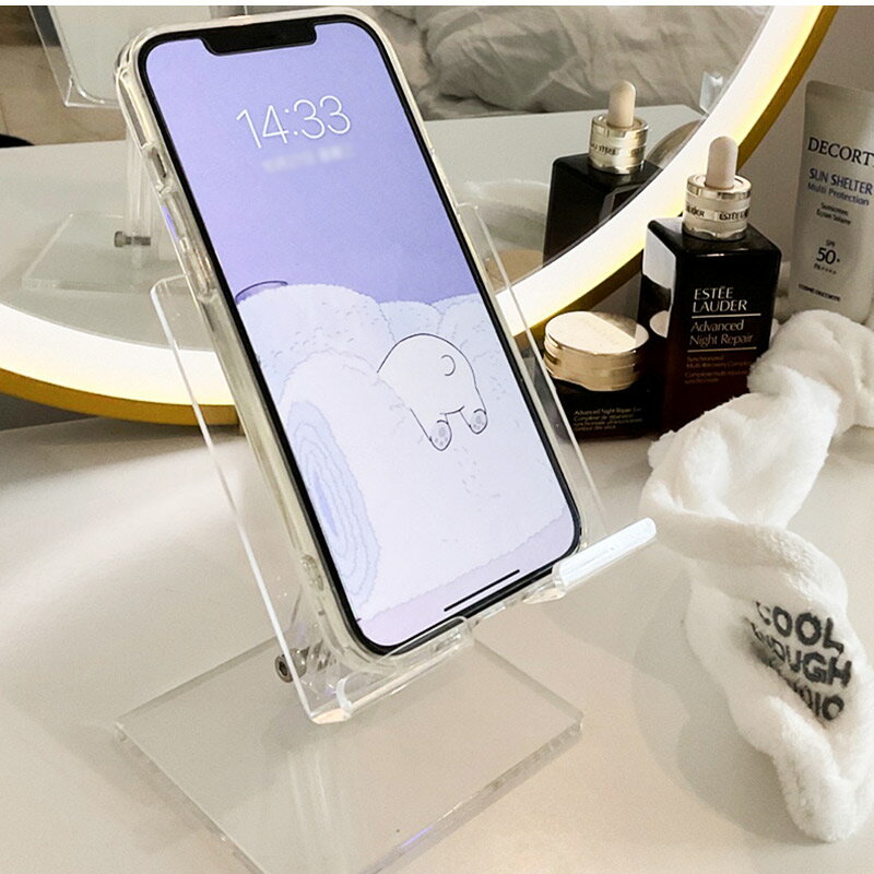 スマートフォンスタンド アクリル アメニスト 調整可能　携帯スタンド 充電 スマホ 携帯 スタンド 卓上 ホルダー スマホ立て 透明 インテリア 雑貨 おしゃれ コンパクト 送料無料
