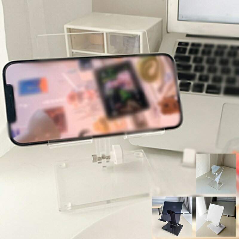 楽天スーパーSALE★限定6Hさらに10％off スマートフォンスタンド アクリル アメニスト 調整可能　携帯スタンド 充電 スマホ 携帯 スタンド 卓上 ホルダー スマホ立て 透明 インテリア 雑貨 おしゃれ コンパクト 送料無料