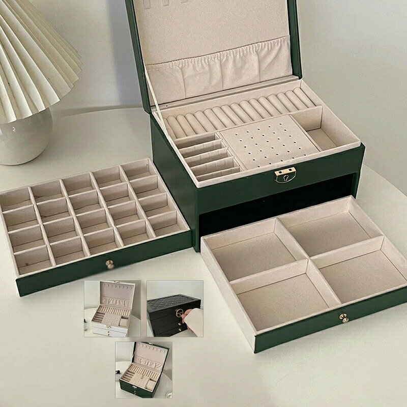 【ブラックフライデー最大2000円OFF】アクセサリーケース ジュエリーボックス ジュエリーケース アクセサリーボックス 大容量 アクセサリー 収納 おしゃれ ...