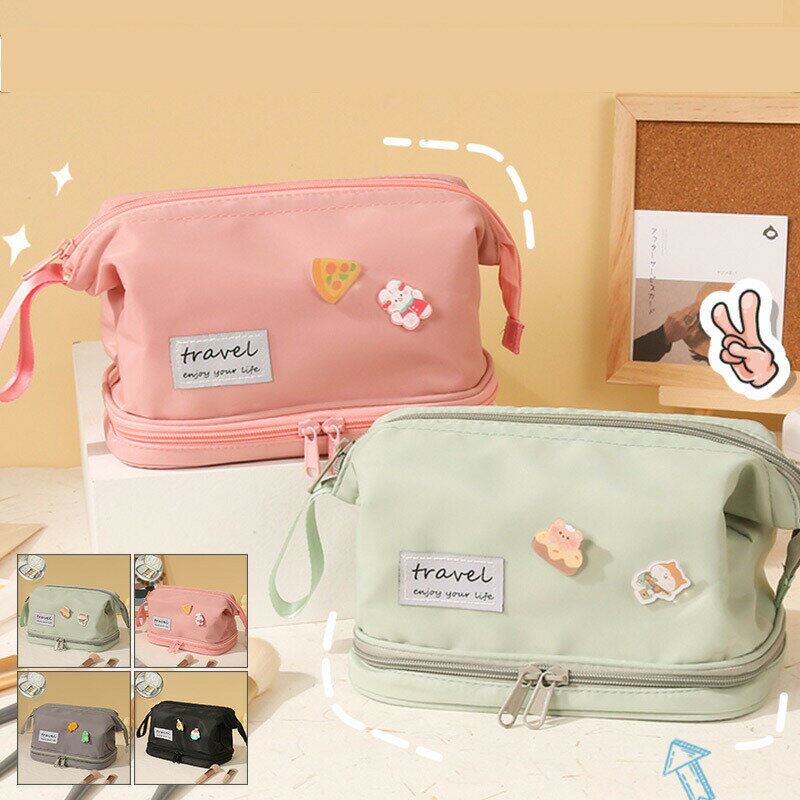 【ブラックフライデー最大2000円OFF】大容量 バニティポーチ ポーチ 大きめ マチ 大きいサイズ コスメ ..