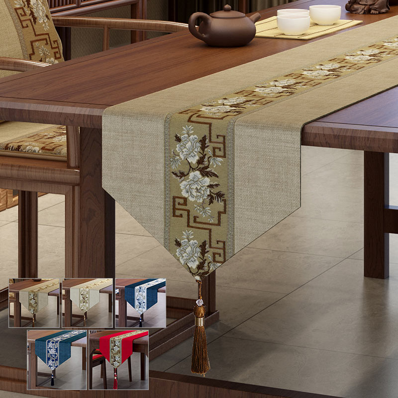 【ブラックフライデー最大2000円OFF】テーブルランナー おしゃれ 装飾 インテリア 飾り布 中国風のテーブル フラッグ 禅 ティー テーブル クロス ロング ストリップ ティー テーブル テーブル クロス ストリップ モダン ミニマリストテーブル クロス