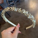 【ブラックフライデー最大2000円OFF】キラキララインストーン カチューシャ 髪飾り ギフト プレゼント 女性 婦人用 おしゃれ かわいい 送料無料