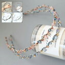 【ブラックフライデー最大2000円OFF】キラキララインストーン カチューシャ 髪飾り ギフト プレゼント 女性 婦人用 おしゃれ かわいい 送料無料