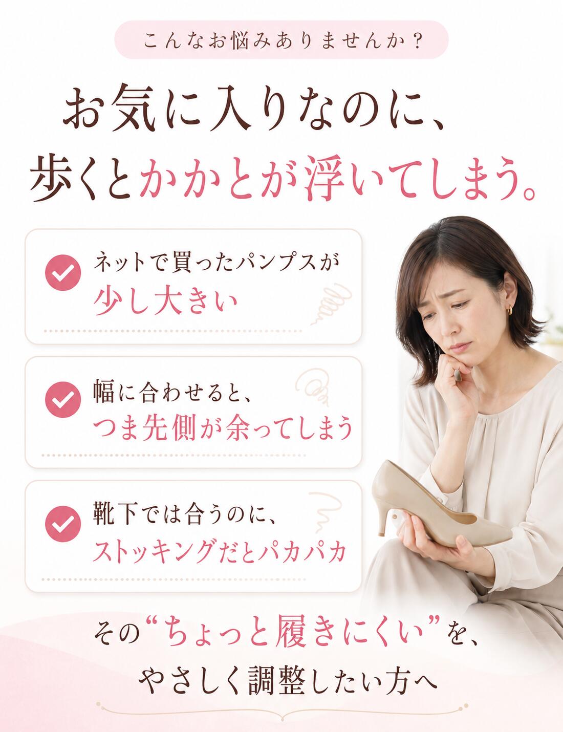 [理学療法士監修◆楽天1位] つま先 クッション 4個セット パンプス 中敷 インソール レディース 消臭 サイズ調整 靴ずれ かかと パカパカ ハイヒール 脱げ防止 足指 女性用 ブラック ベージュ/つま先クッション insole-phoenix-10000127 インソール専門店 PhoenixSole サンプル画像3