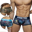 ADDICTED 2021NEW アディクティッド メンズ インナー パンツ ドットメッシュ 高級 軽量生地 ボクサーパンツ タイトフィット TROPICAL MESH TRUNK PUSH UP AD890