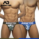 ADDICTED TROPICANA THONG MESH スポーツTバック メッシュ生地 通気性 ポーチサポート ブリーフ タイトフィット