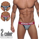 ADDICTED/アディクティッド メンズ インナー パンツ アンダーウェア ジョックストラップ SAILOR STRIPES JOCK AD512
