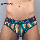 2022 SUPAWEAR/Woody Orange メンズ インナーブリーフ パンツ スポーティ ローライズ ソフト生地 ストラップレス ストレッチ 立体フロ...