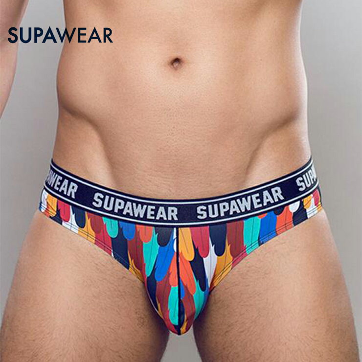 2022 SUPAWEAR/POW ブリーフ下着 ルースター メンズ インナーブリーフ スポーティ ローライズ ソフト生地 ストラップレス ストレッチ 立体フロント