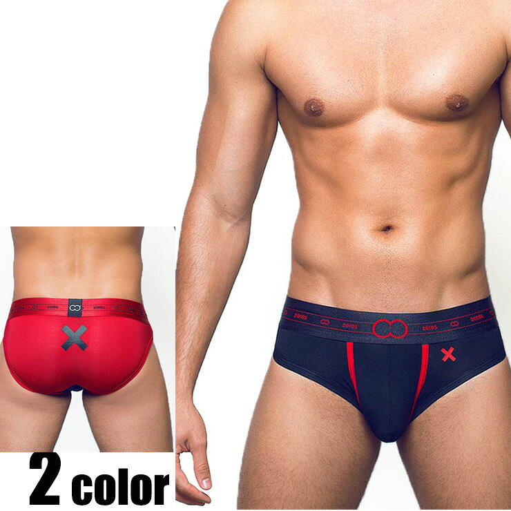 2EROS/メンズ インナー パンツ スポーティ ローライズ ソフト生地 ストラップレス ブリーフ U21XSeries Brief 1