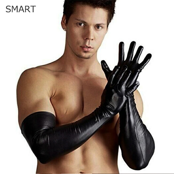 Smart 手袋 パテントレザー セクシー系 楽しい ファッション 道具 面白い ホット 情熱