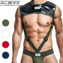 2022 ALEXX/COMBAT HARNESS 情熱 ハーネス パッション メッシュ パテントレザー ソフト素材 調整可能 セクシー ショー パーティー（下着別売り）